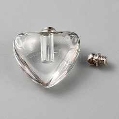 Glasflaschen-Medaillonanhänger&nbsp;GLAA-WH0033-66