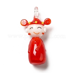 Manuelle Bunte Malerei Anhänger & Charms&nbsp;LAMP-G156-13