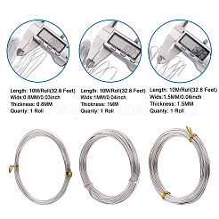 5 Rolle Aluminium-Basteldraht in 5 Stilen&nbsp;AW-CD0001-02