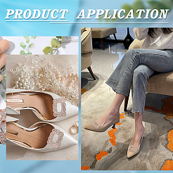 Décoration de chaussures en alliage strass&nbsp;FIND-GF0006-01A-RG