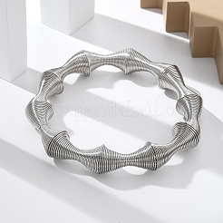 Bracelets extensibles en acier inoxydable 304 pour femmes&nbsp;LS-BJEW-P315-02C-P