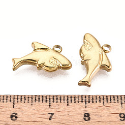 Pendentifs requin en acier inoxydable 304&nbsp;STAS-T069-09G