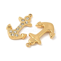 304 Edelstahl Kristall Strass Anhänger&nbsp;STAS-U057-23G