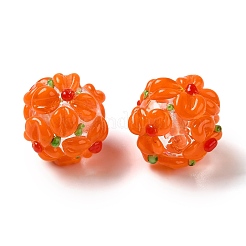 Perles vernissées manuelles&nbsp;LAMP-B025-03A-08