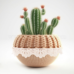 5 Yards muschelförmiger Spitzenbesatz aus Baumwolle mit hohlen Blumen&nbsp;SRIB-MA0001-01