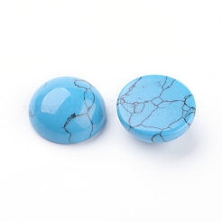 Cabochon in turchese blu sintetico&nbsp;G-F528-13-20mm