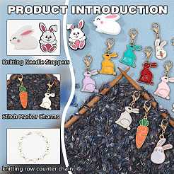 DIY-Kaninchen-Strickwerkzeug-Sets&nbsp;HJEW-SW00096-08
