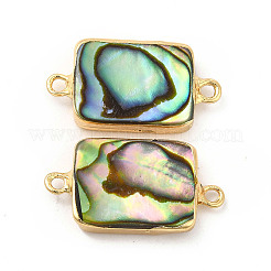 Verbindungsanhänger aus natürlicher Paua-Muschel&nbsp;PEAR-P004-40KCG