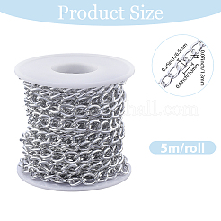 Catene a cordolo ritorto in alluminio da 5 m&nbsp;CHA-BM0001-01S