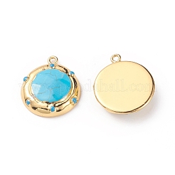 Colgantes de howlite naturales&nbsp;G-L543-002G