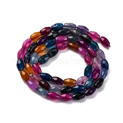 Chapelets de perles veines de dragon en agate naturelle&nbsp;G-G177-A03-01