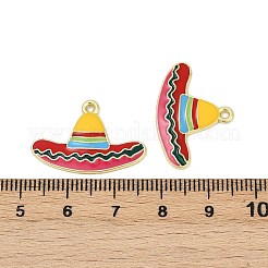 Pendenti in smalto in lega a tema cinco de mayo&nbsp;ENAM-V001-05K-G