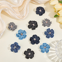 20 Stück 5 Farben Stoffblume&nbsp;DIY-CY0003-18