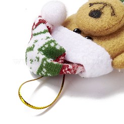Weihnachtsanhänger aus Vliesstoff&nbsp;AJEW-P099-07
