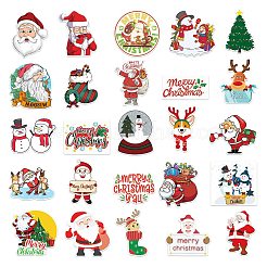 50 pz adesivi autoadesivi in pvc di natale&nbsp;XMAS-PW0001-198