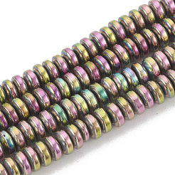 Electroplate non magnetici ematite sintetico fili di perline&nbsp;G-N0318-01