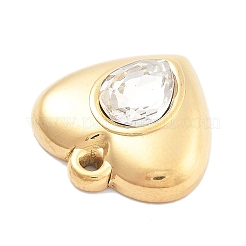 Pendentifs en strass en acier inoxydable 304&nbsp;STAS-R155-035K-G
