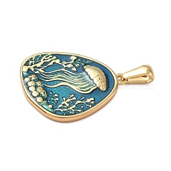 Pendentifs en acier inoxydable 304 émaillés&nbsp;STAS-A092-02F-G