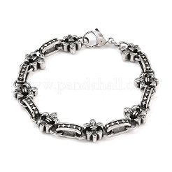 Gliederkettenarmbänder aus 304 Edelstahl&nbsp;BJEW-D379-01AS