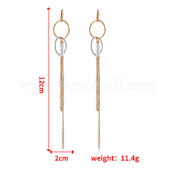 Orecchini a bottone con nappe in ferro a forma di anello&nbsp;LI8396-2