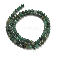 Chapelets de perles en jade africaine naturelle&nbsp;G-F820-K02-4mm