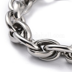 Anlaufgeschützte Seilkettenarmbänder aus Edelstahl 304&nbsp;BJEW-I293-10P
