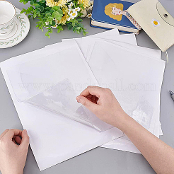8 Stück 2 Arten transparente selbstklebende PVC-Kunststoffbeutel&nbsp;ABAG-BC0001-36