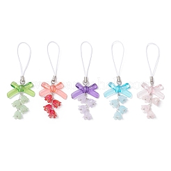 5 pendentif décoratif en acrylique.&nbsp;HJEW-TA00390