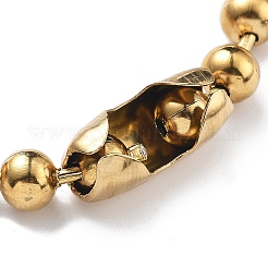 Collares de cadena de bolas de acero inoxidable 304&nbsp;CHS-F009-01H-45cm-G