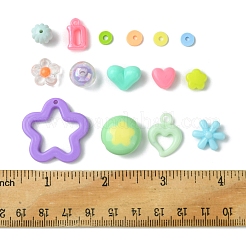 Kits de accessoires de fabrication de bijoux en perles acryliques et en argile polymère&nbsp;DIY-FS0006-86