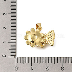 Cremagliera placcatura micro ottone spianare pendenti zirconi&nbsp;ZIRC-F142-26G
