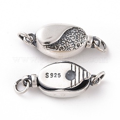 925 Sterling Silber Boxschließen&nbsp;STER-D035-18AS