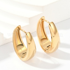 Pendientes de aro de acero inoxidable 201&nbsp;EJEW-Q026-22G