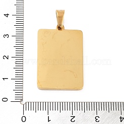 Anhänger aus Edelstahl 304&nbsp;LS-STAS-M062-01G-H