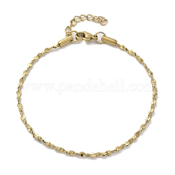 Bracelets à maillons en acier inoxydable 304 pour femmes&nbsp;BJEW-F488-21G-04