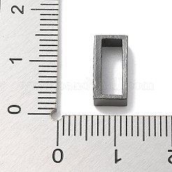 Gestellbeschichtung Rechteck Messing Micro Pave Zirkonia Schiebecharme&nbsp;KK-L224-037B