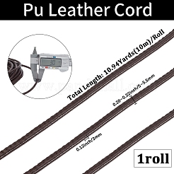 Cordon plat en cuir PU de 10 m&nbsp;WL-GF0001-33E