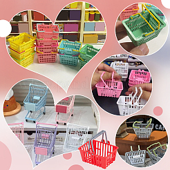 18 pièce de décoration de présentoir pour panier à provisions portatif en PP&nbsp;DJEW-PH0001-97
