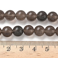 Natürliche Eis Obsidian Perlen Stränge&nbsp;G-P590-A03-8mm-01