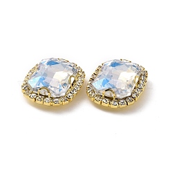 Rechteck Achteck Strass aufnähen&nbsp;X1-DIY-E062-02G-01