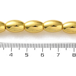 Fili di perline di ematite magnetica sintetica elettrolitica&nbsp;G-Q1009-E02-8x12mm