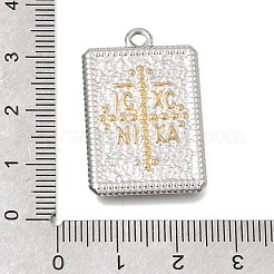 Zweifarbige Anhänger aus 304 Edelstahl&nbsp;STAS-D391-05GP-01
