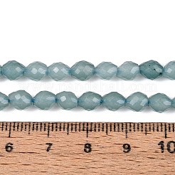 Naturales teñidos abalorios de jade blanco hebras&nbsp;G-T142-89B