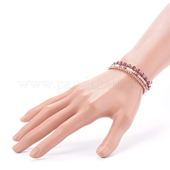 3pcs 3 styles ensembles de bracelets en perles extensibles&nbsp;BJEW-JB06053-02