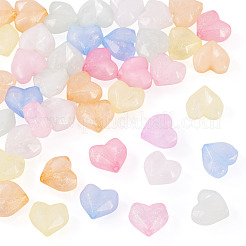 Leuchtende transparente Acrylperlen&nbsp;LACR-TA0001-07A