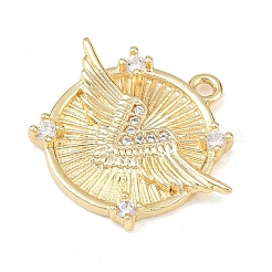 Pendentifs en laiton zircon cubique transparent&nbsp;KK-G545-02G