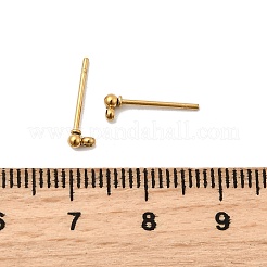 Perno per orecchini a sfera in acciaio inossidabile 304&nbsp;STAS-Z035-01G01-F