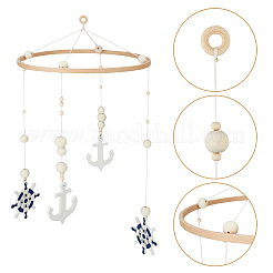 Set di campanelli eolici con perline di legno fai da te&nbsp;DIY-WH0028-56
