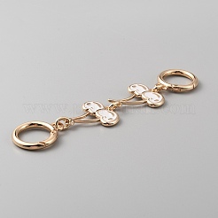 Geldbörsenriemenverlängerungen mit Kirsche-Emaille-Gliedern&nbsp;FIND-WH0126-158KCG-02