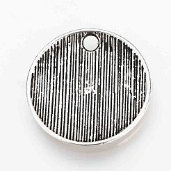Pendente in lega stile tibetano&nbsp;X-TIBEP-Q078-22AS-RS